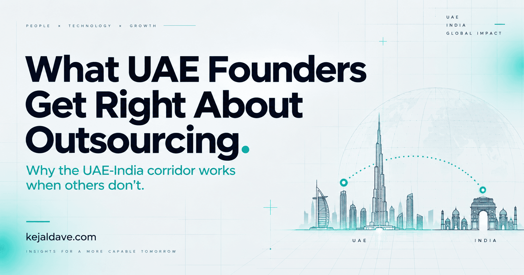 What UAE Founders Get Right About Outsourcing That Most Markets Don't